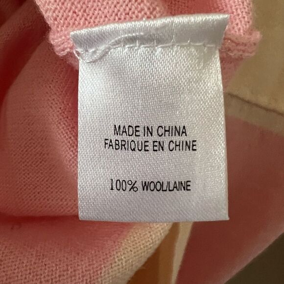 Theory 100% Wool Striped Pocket Sweater - Picture 3 of 9